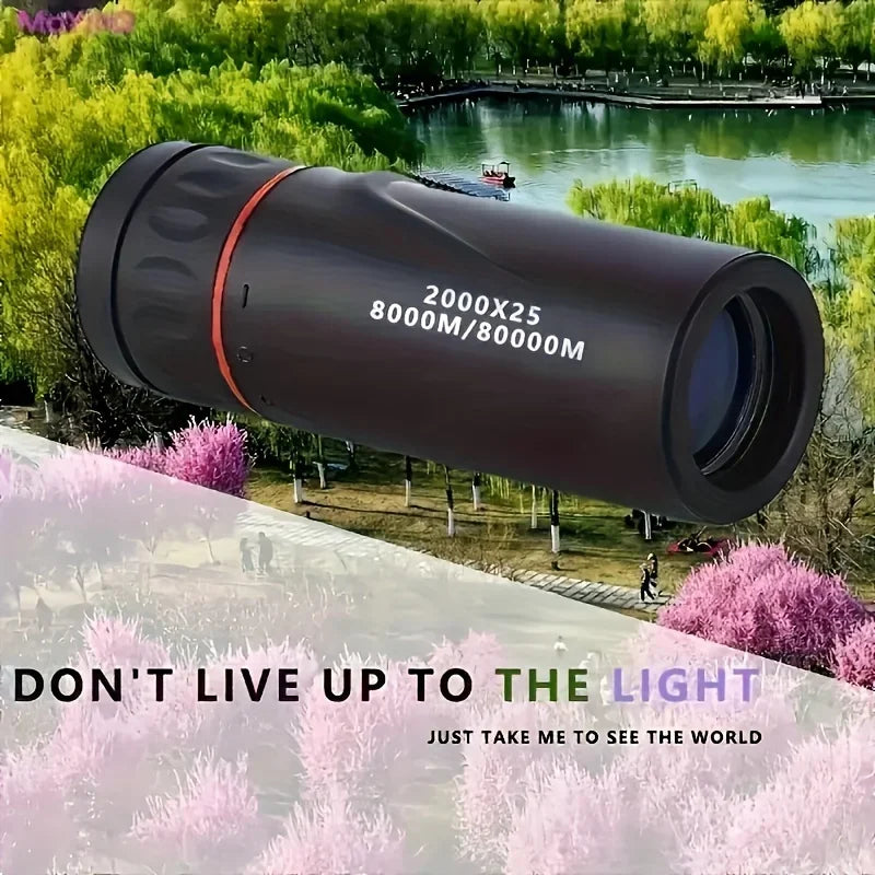 2000x25 HD Monocular Telescope Mini Portable