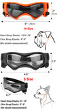 Dog Goggles Medium Small Breed Dog Sunglasses for Adjustable UV Protection