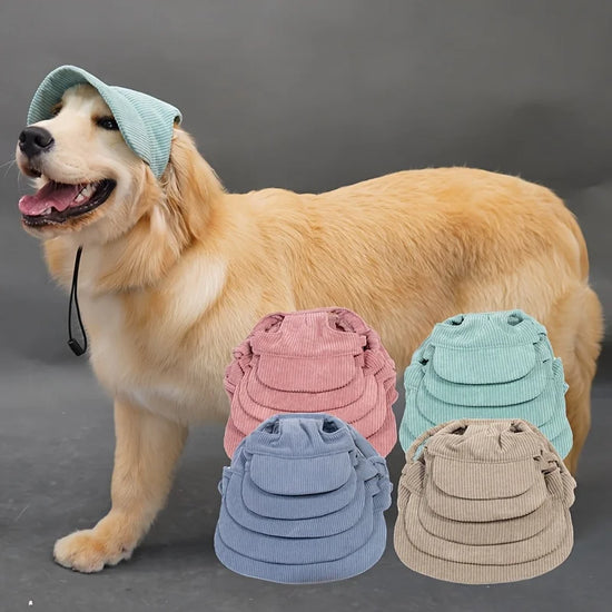 Adjustable Dog Baseball Cap Outdoor Sports Hat