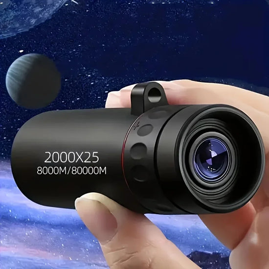 2000x25 HD Monocular Telescope Mini Portable