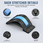 Blue Magic Stretch Back Massager Fitness Lumbar Support Relaxation Tool