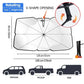 Car Sunshade Windshield Umbrella Front Sun Shade Parasol Foldable Summer Protection Car Seat Heat Insulation Car Accessories
