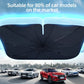 Car Sunshade Windshield Umbrella Front Sun Shade Parasol Foldable Summer Protection Car Seat Heat Insulation Car Accessories