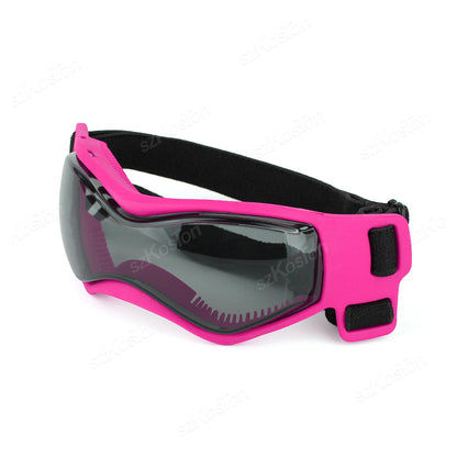 Dog Goggles Medium Small Breed Dog Sunglasses for Adjustable UV Protection