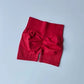 Peach Hip Lifting Sports Shorts Women High Waist